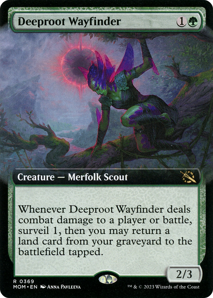 Deeproot Wayfinder (Extended Art) [March of the Machine] | Lots Moore NSW