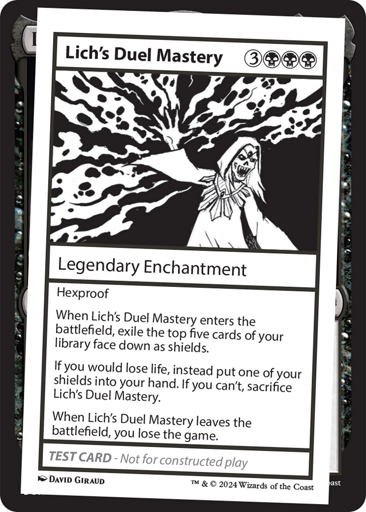 Lich's Duel Mastery [Mystery Booster 2 Playtest Cards] | Lots Moore NSW