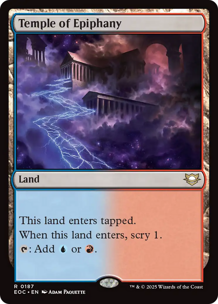 Temple of Epiphany [Edge of Eternities Commander] | Lots Moore NSW