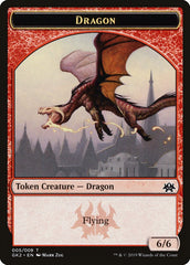 Dragon // Goblin Double-Sided Token [Ravnica Allegiance Guild Kit Tokens] | Lots Moore NSW