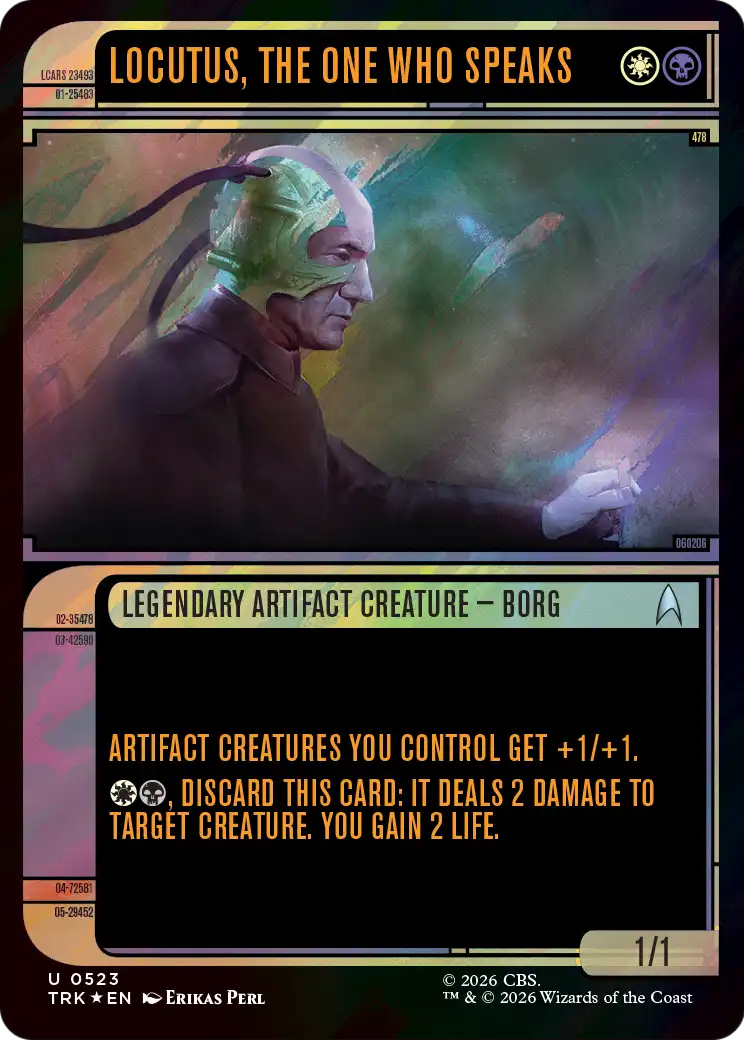 Locutus, the One Who Speaks (Showcase) (Surge Foil) [Star Trek] | Lots Moore NSW