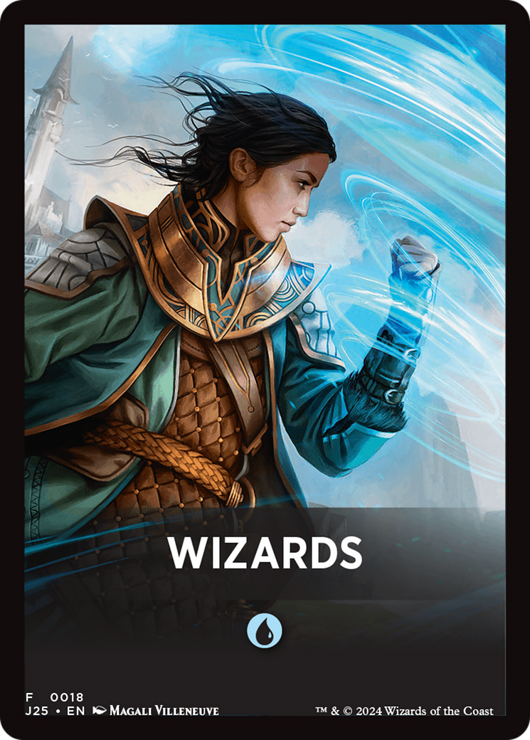 Wizards Theme Card [Foundations Jumpstart Front Cards] | Lots Moore NSW