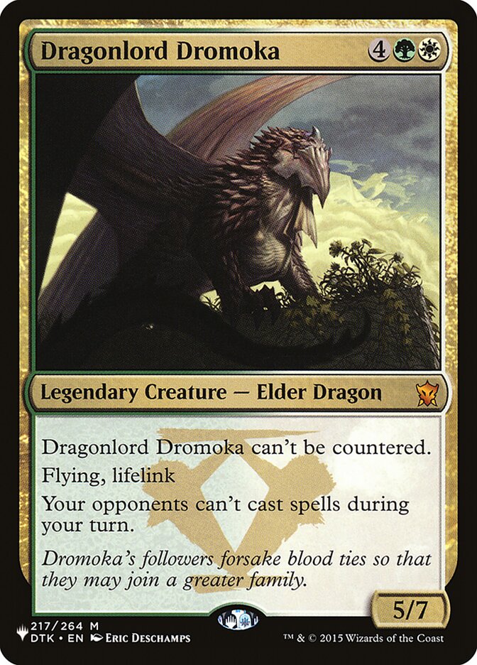 Dragonlord Dromoka [The List] | Lots Moore NSW