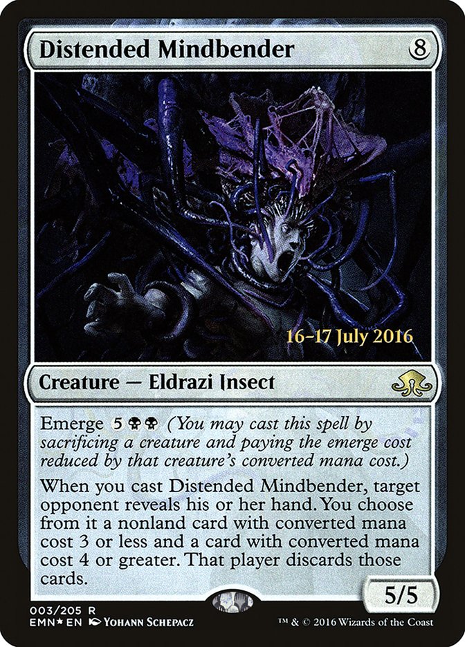 Distended Mindbender [Eldritch Moon Prerelease Promos] | Lots Moore NSW