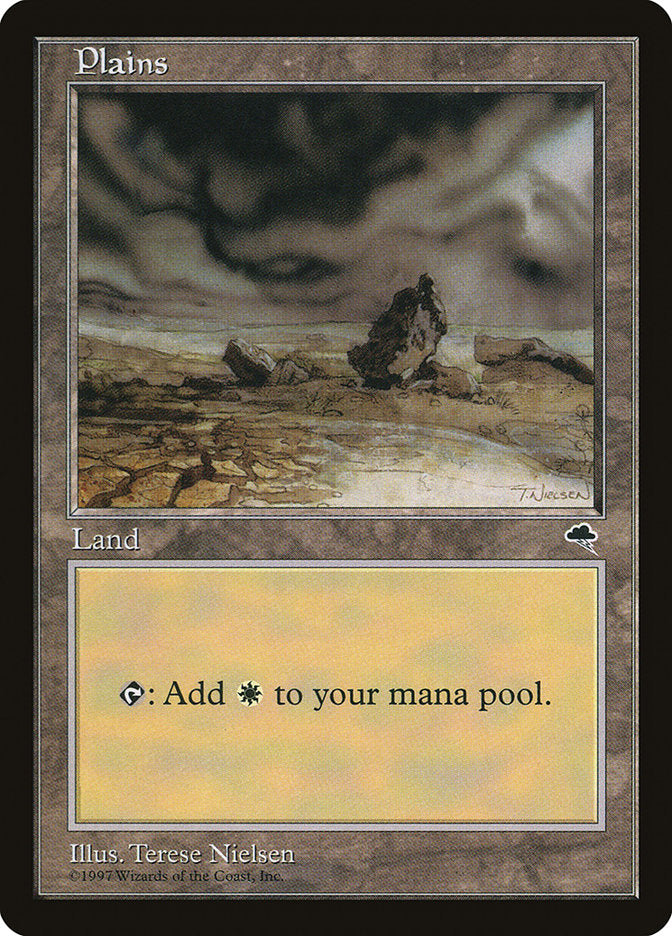 Plains (Black Signature on White Background) [Tempest] | Lots Moore NSW