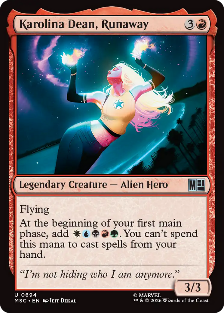 Karolina Dean, Runaway [Marvel Super Heroes Commander] | Lots Moore NSW