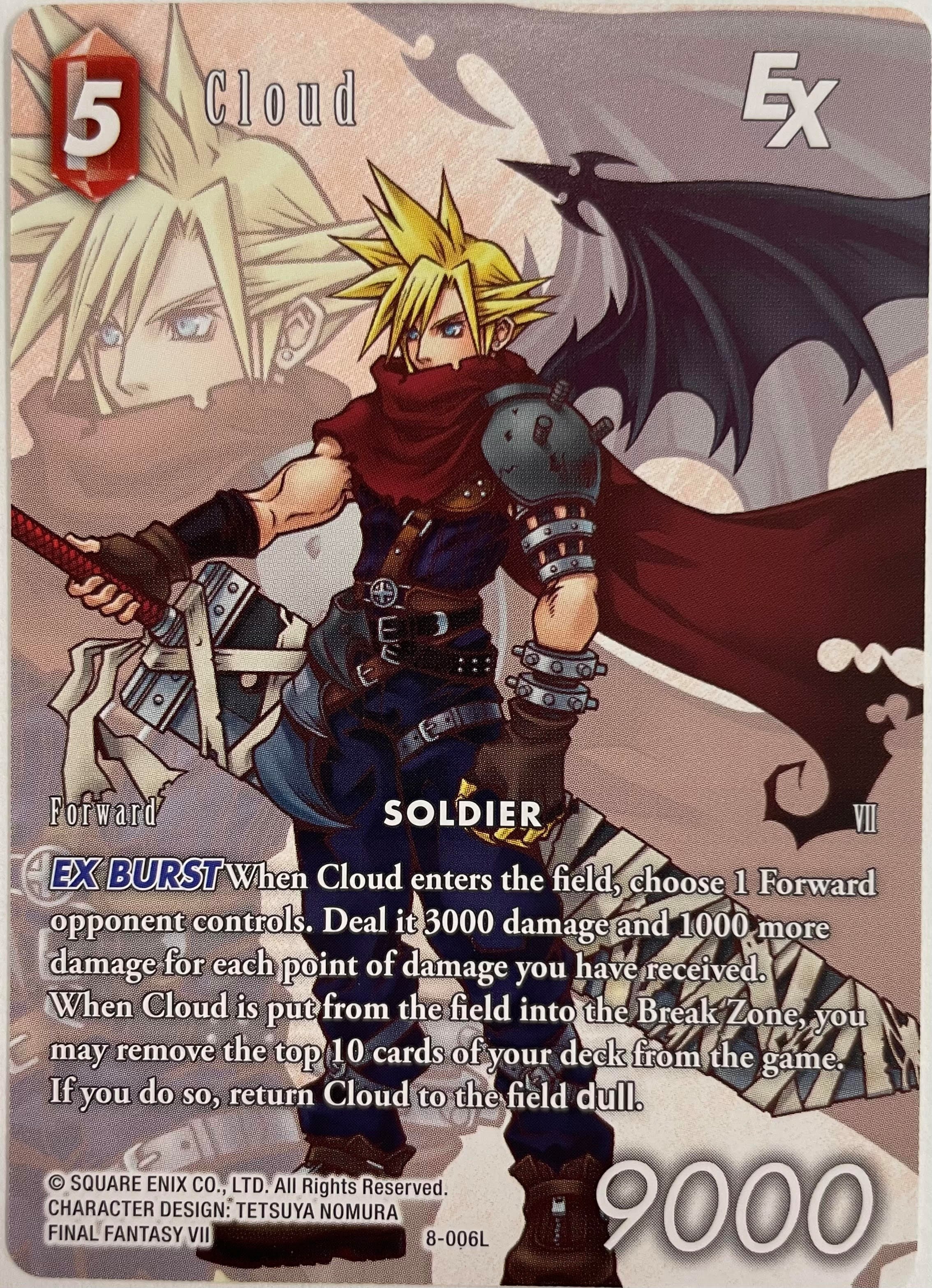 Cloud EX (Full Art Reprint) [Crystal Dominion] | Lots Moore NSW