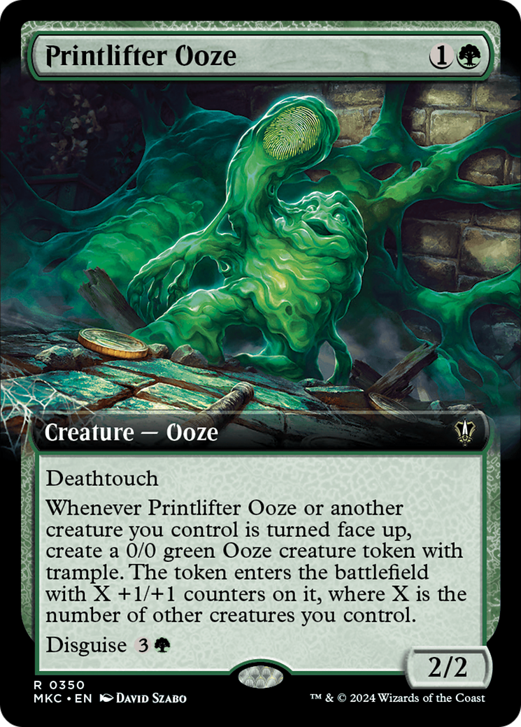 Printlifter Ooze (Extended Art) [Murders at Karlov Manor Commander] | Lots Moore NSW