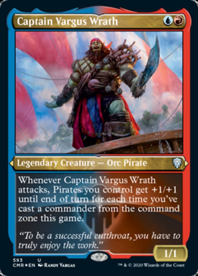 Captain Vargus Wrath (Etched) [Commander Legends] | Lots Moore NSW