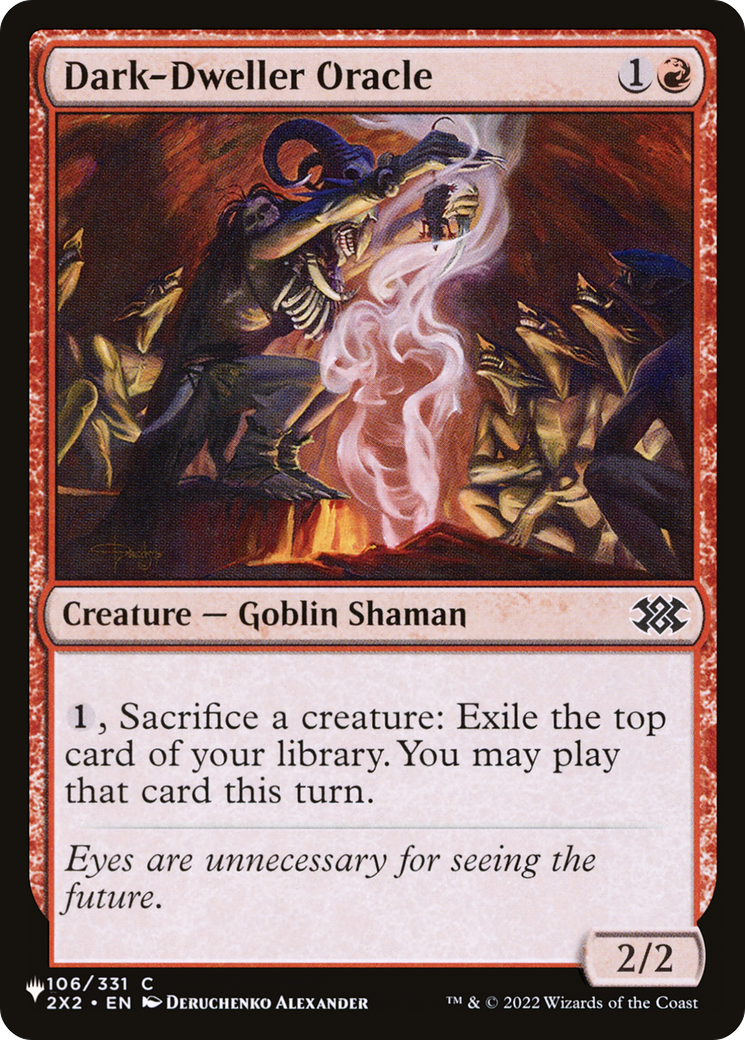 Dark-Dweller Oracle [The List] | Lots Moore NSW