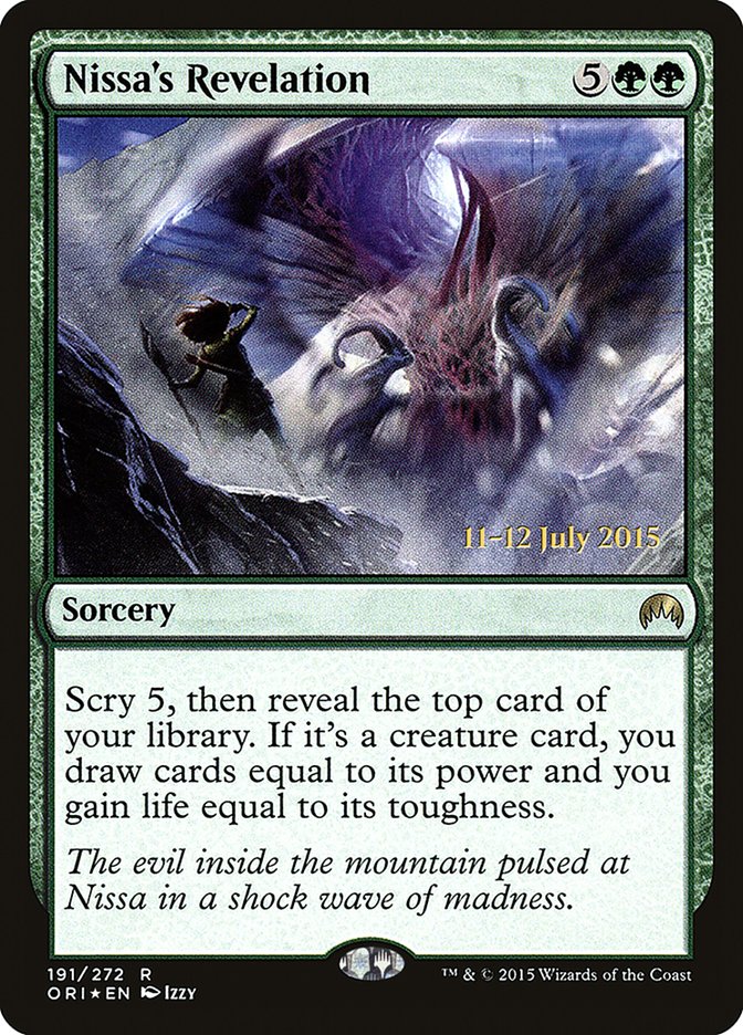 Nissa's Revelation [Magic Origins Prerelease Promos] | Lots Moore NSW