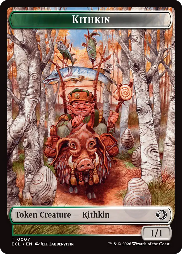 Elf // Kithkin (0007) Double-Sided Token [Lorwyn Eclipsed Tokens] | Lots Moore NSW