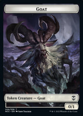 Zombie // Goat Double-Sided Token [Streets of New Capenna Commander Tokens] | Lots Moore NSW