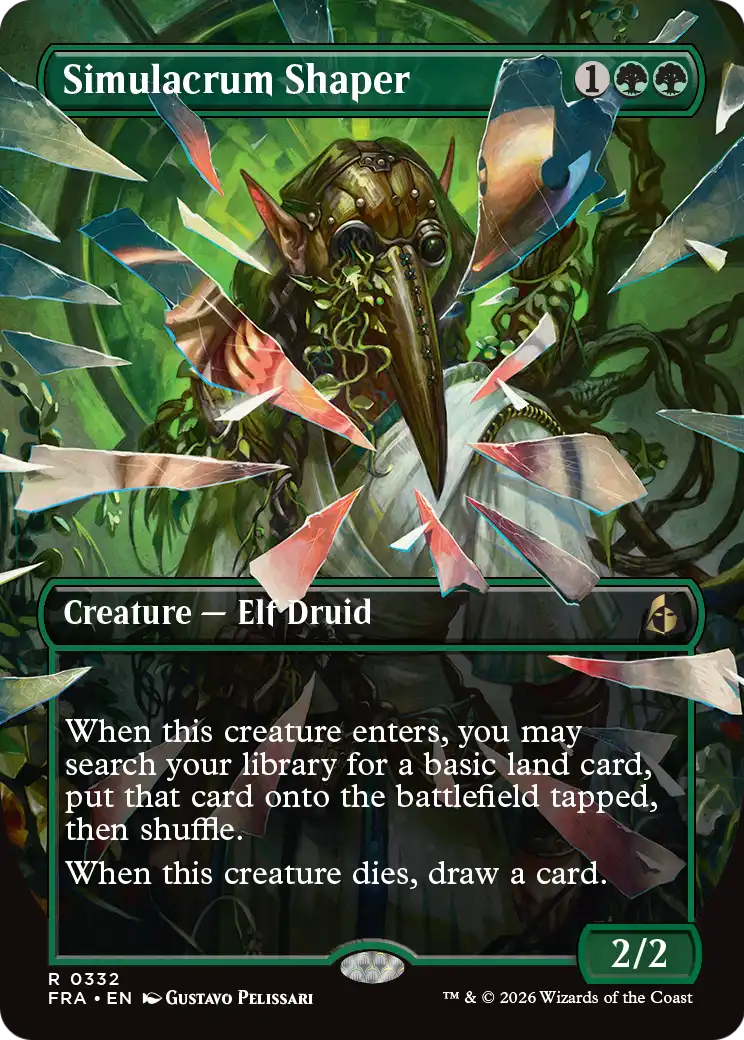 Simulacrum Shaper (Borderless) [Reality Fracture] | Lots Moore NSW