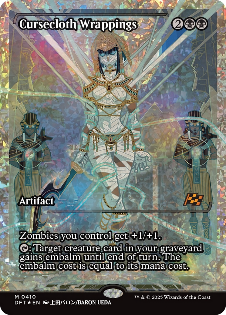 Cursecloth Wrappings (Showcase) (Fracture Foil) [Aetherdrift] | Lots Moore NSW
