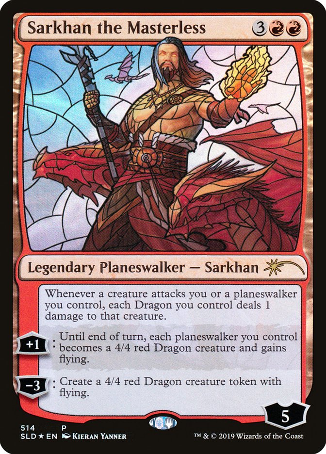 Sarkhan the Masterless (Stained Glass) [Secret Lair Drop Promos] | Lots Moore NSW