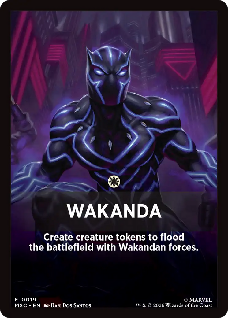 Wakanda Theme Card [Marvel Super Heroes Commander] | Lots Moore NSW
