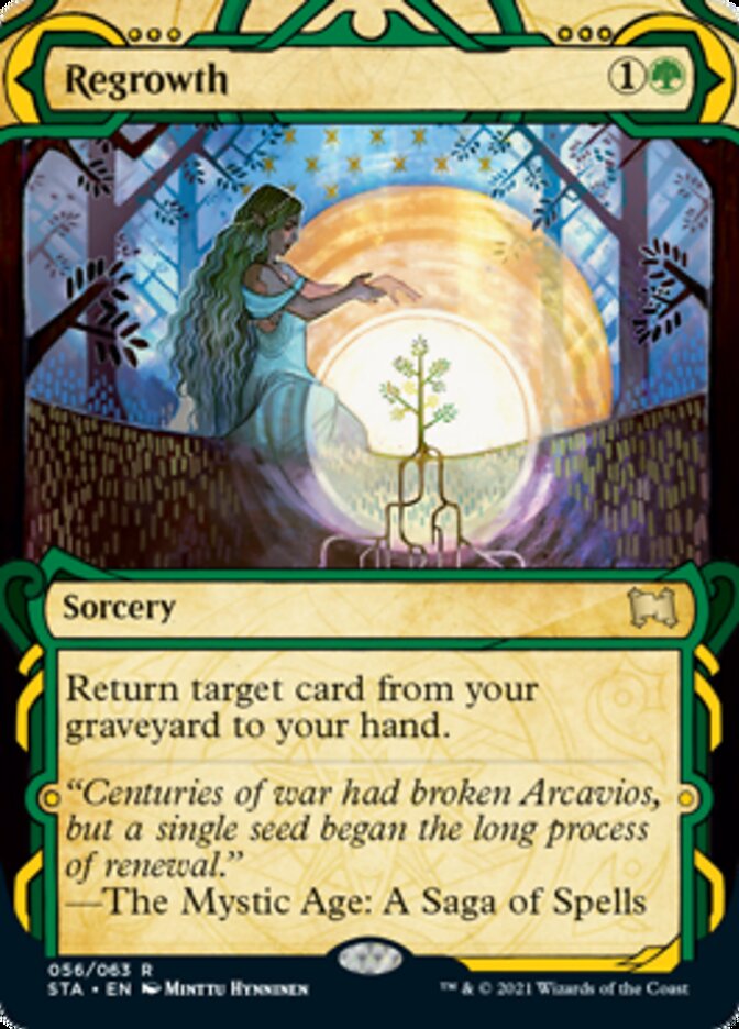 Regrowth (Foil Etched) [Strixhaven: School of Mages Mystical Archive] | Lots Moore NSW