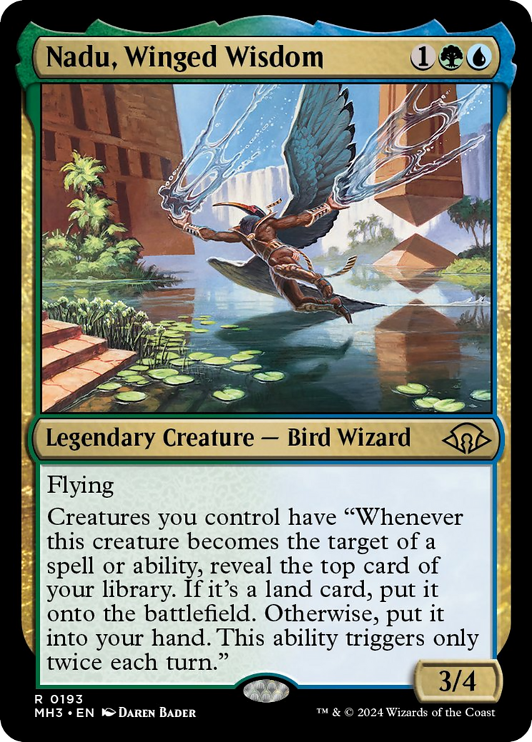 Nadu, Winged Wisdom [Modern Horizons 3] | Lots Moore NSW