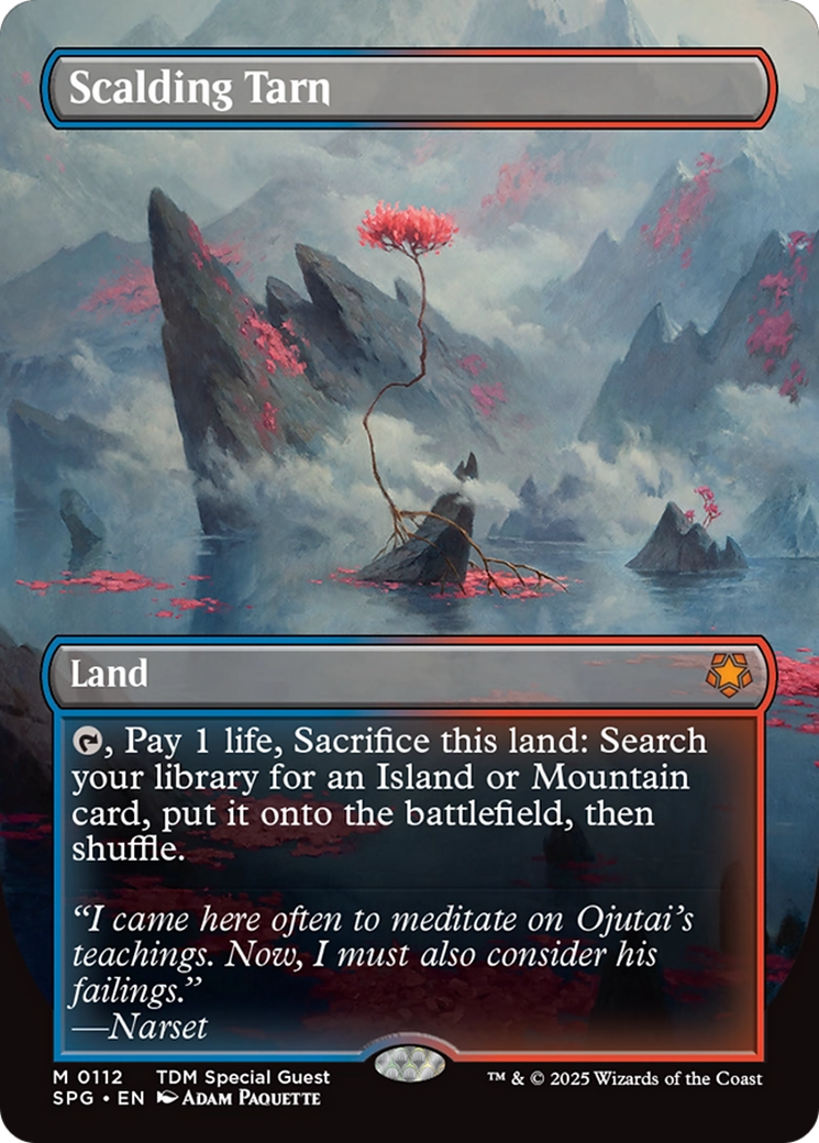 Scalding Tarn (Borderless) [Tarkir: Dragonstorm Special Guests] | Lots Moore NSW