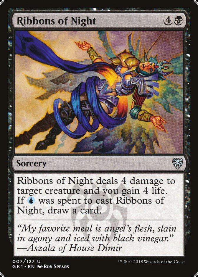 Ribbons of Night [Guilds of Ravnica Guild Kit] | Lots Moore NSW