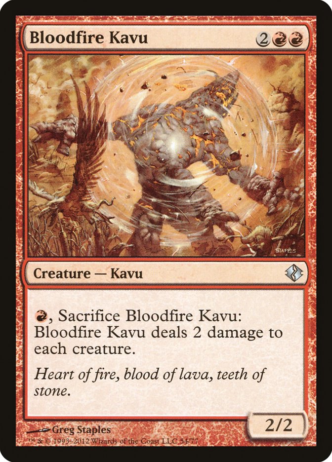 Bloodfire Kavu [Duel Decks: Venser vs. Koth] | Lots Moore NSW