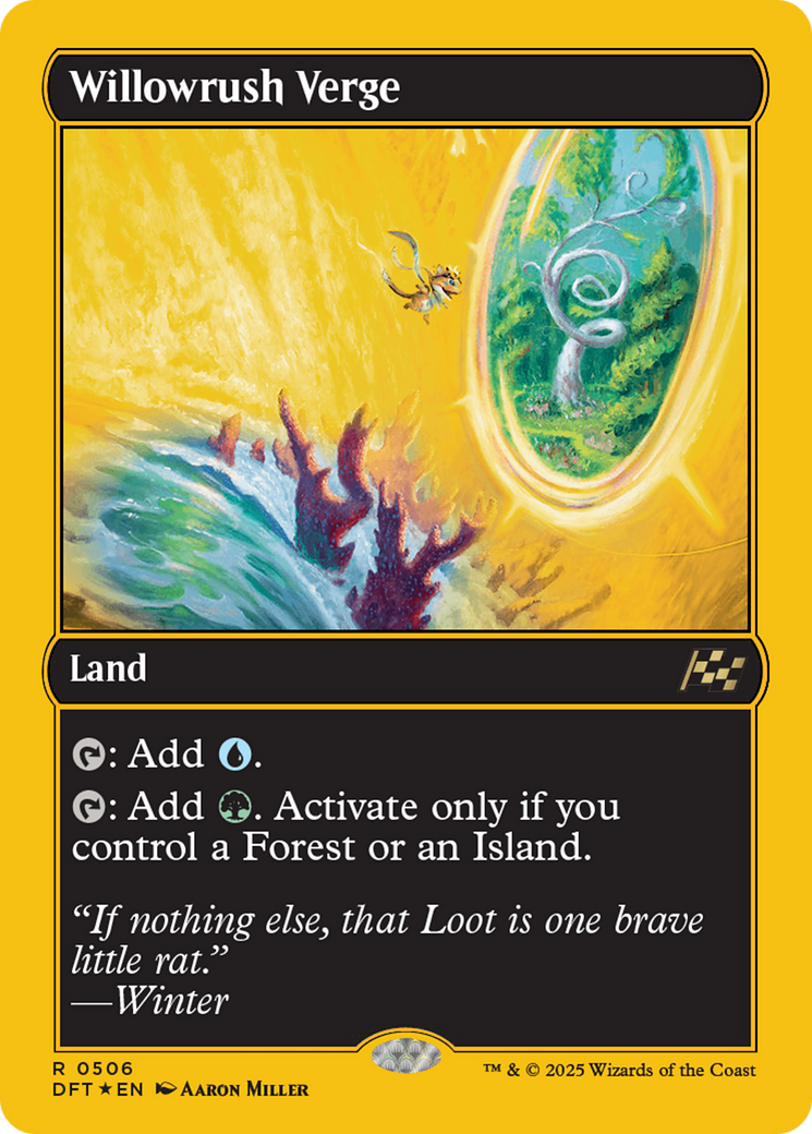 Willowrush Verge (First-Place Foil) [Aetherdrift] | Lots Moore NSW