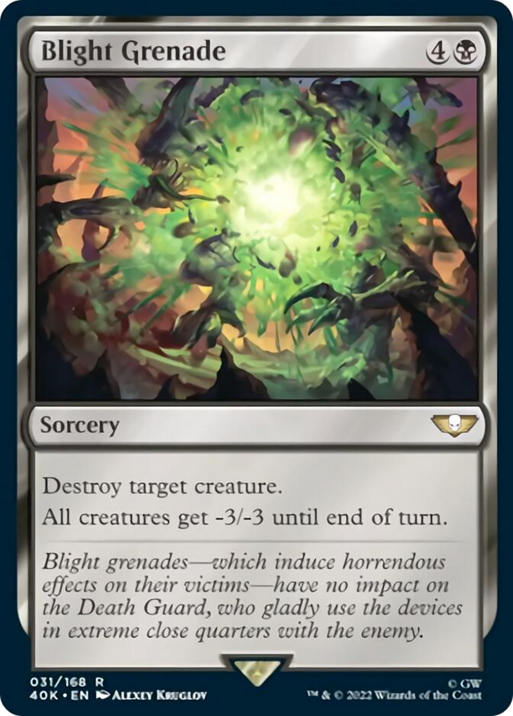 Blight Grenade (Surge Foil) [Warhammer 40,000] | Lots Moore NSW