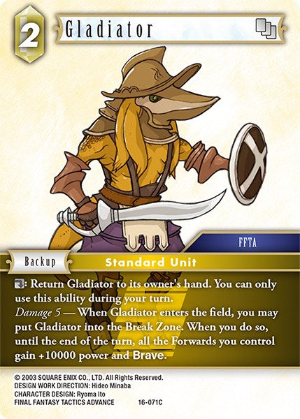 Gladiator [Emissaries of Light] | Lots Moore NSW