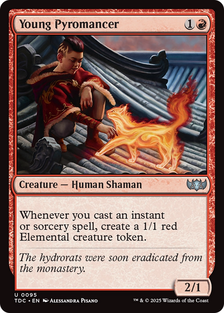 Young Pyromancer [Tarkir: Dragonstorm Commander] | Lots Moore NSW