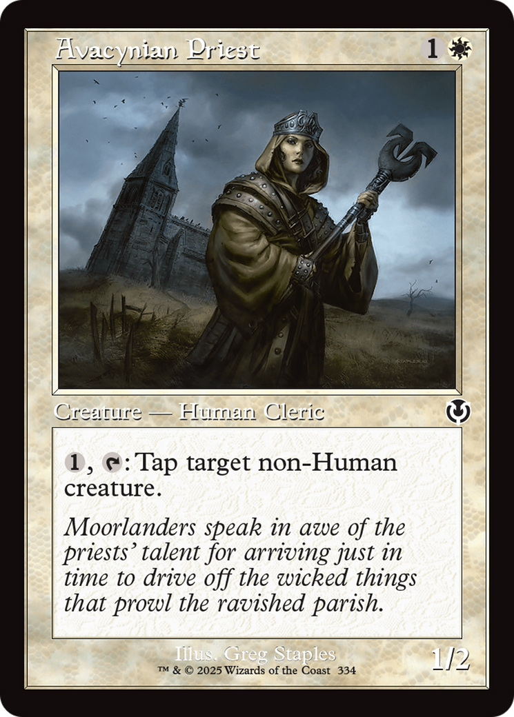 Avacynian Priest (Retro Frame) [Innistrad Remastered] | Lots Moore NSW