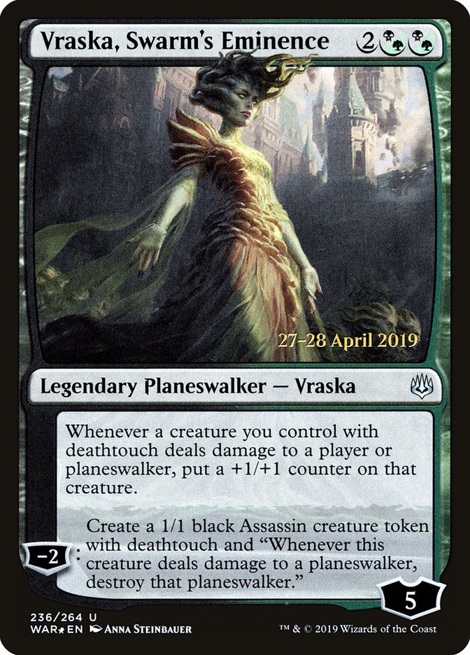 Vraska, Swarm's Eminence [War of the Spark Prerelease Promos] | Lots Moore NSW