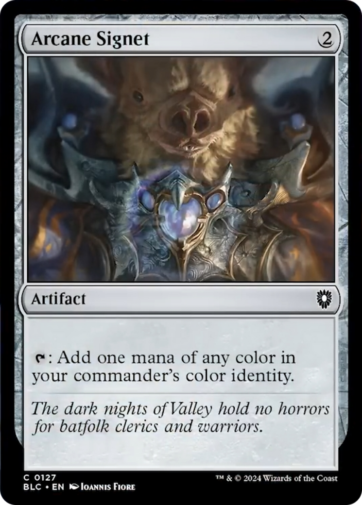 Arcane Signet [Bloomburrow Commander] | Lots Moore NSW