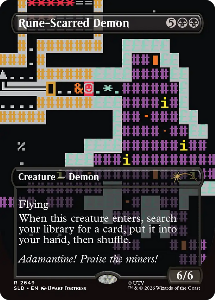 Rune-Scarred Demon [Secret Lair Drop Series] | Lots Moore NSW