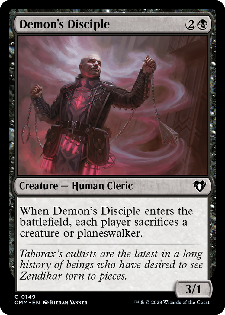 Demon's Disciple [Commander Masters] | Lots Moore NSW