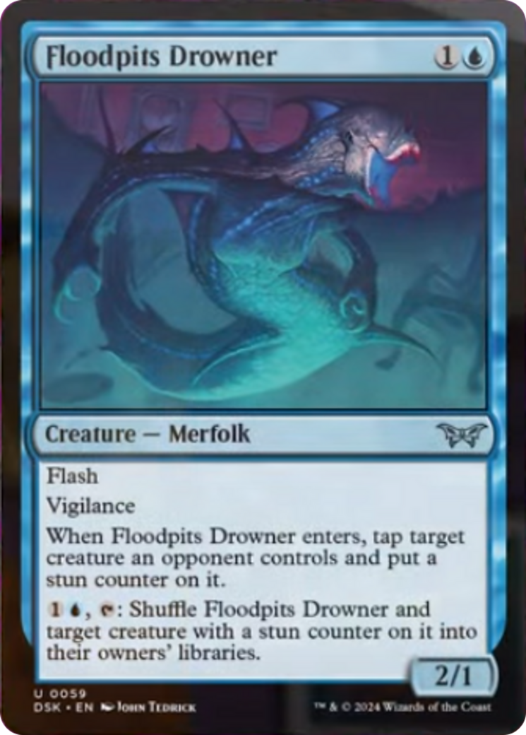 Floodpits Drowner [Duskmourn: House of Horror] | Lots Moore NSW