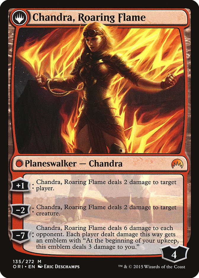 Chandra, Fire of Kaladesh // Chandra, Roaring Flame [Magic Origins] | Lots Moore NSW