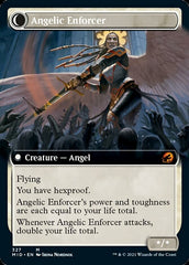 Enduring Angel // Angelic Enforcer (Extended Art) [Innistrad: Midnight Hunt] | Lots Moore NSW