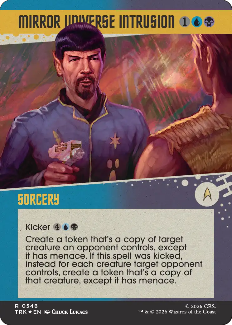 Mirror Universe Intrusion (Showcase) (Surge Foil) [Star Trek] | Lots Moore NSW