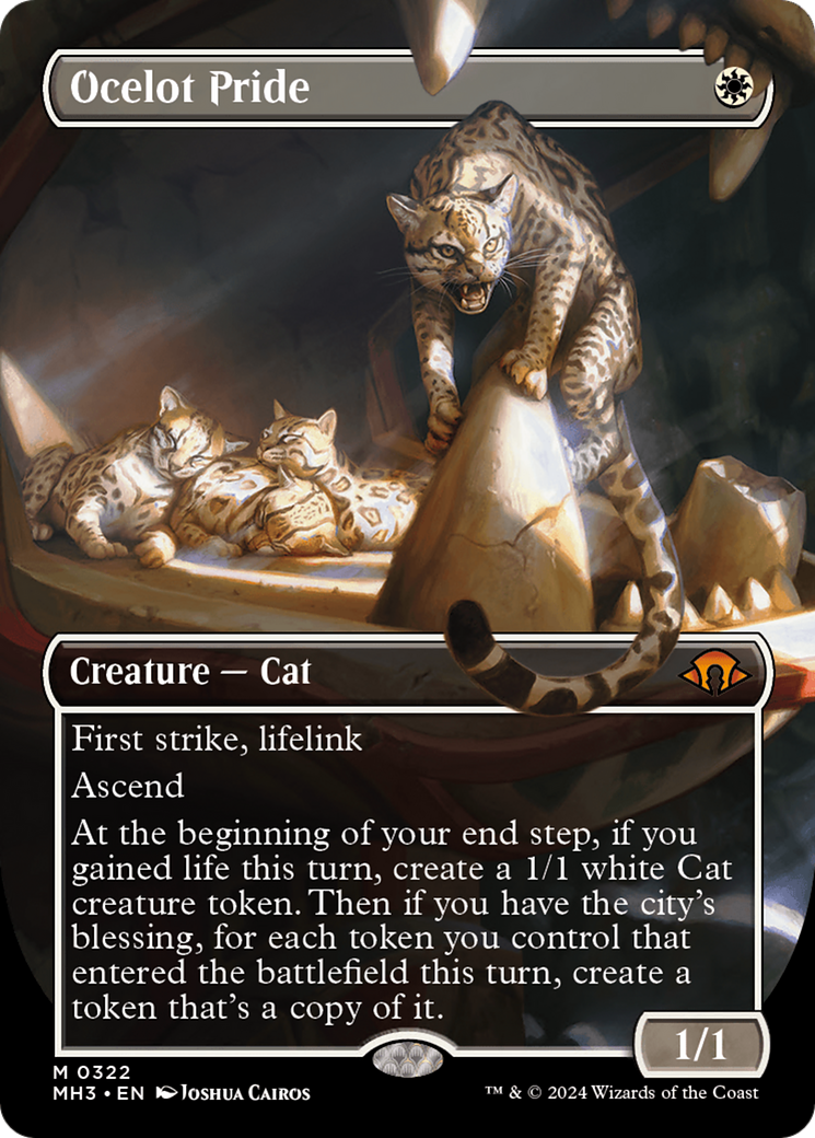 Ocelot Pride (Borderless) [Modern Horizons 3] | Lots Moore NSW