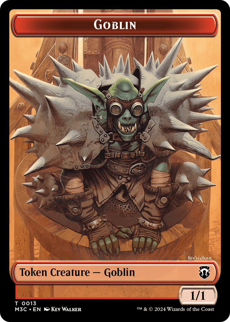 Tarmogoyf // Goblin Double-Sided Token [Modern Horizons 3 Commander Tokens] | Lots Moore NSW