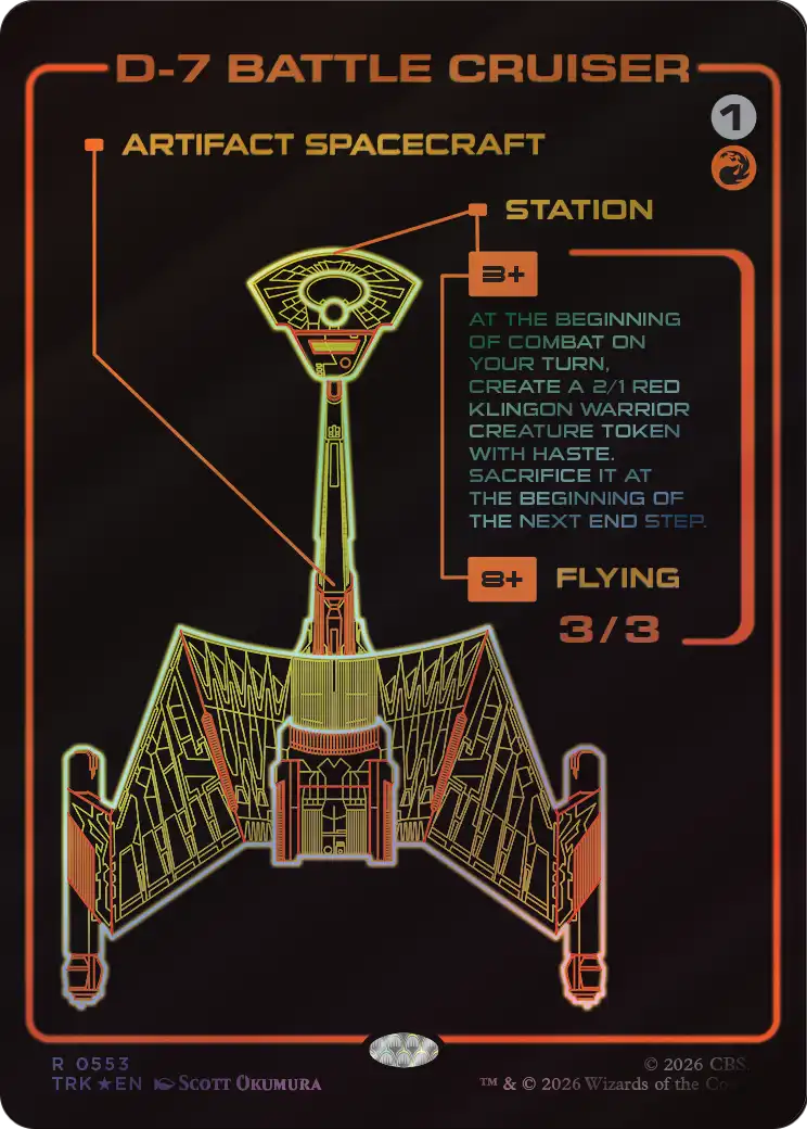 D-7 Battle Cruiser (Showcase) [Star Trek] | Lots Moore NSW