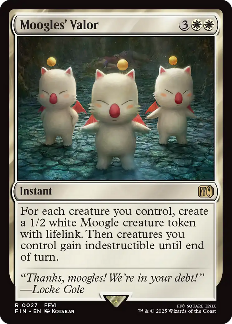 Moogles' Valor [FINAL FANTASY] | Lots Moore NSW