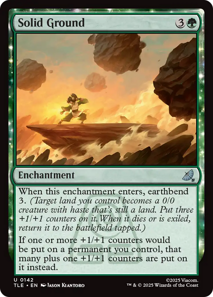 Solid Ground [Avatar: The Last Airbender: Eternal-Legal] Magic: The Gathering | Lots Moore NSW