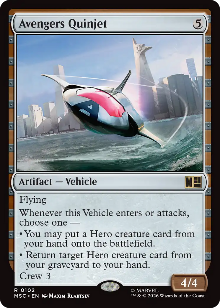 Avengers Quinjet [Marvel Super Heroes Commander] | Lots Moore NSW
