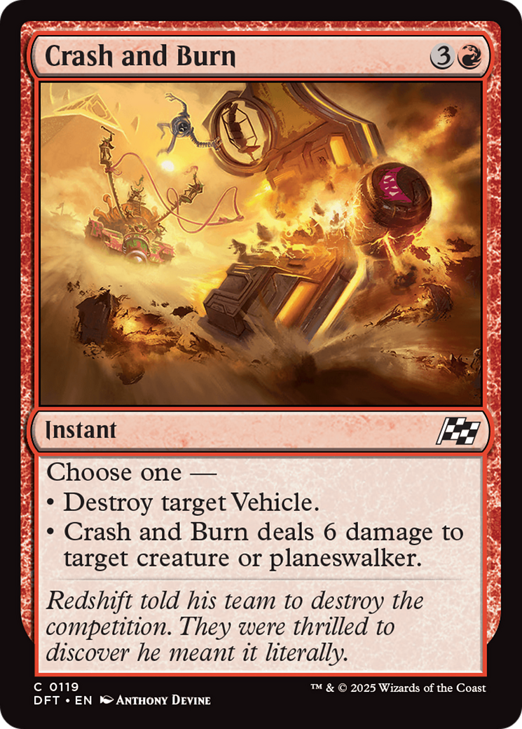 Crash and Burn [Aetherdrift] | Lots Moore NSW