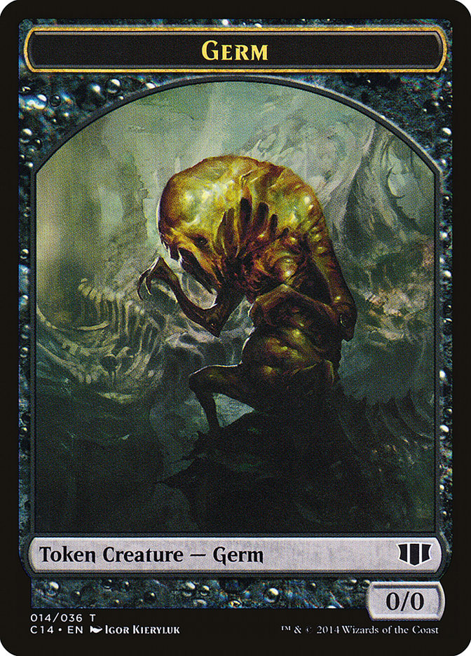 Stoneforged Blade // Germ Double-Sided Token [Commander 2014 Tokens] | Lots Moore NSW