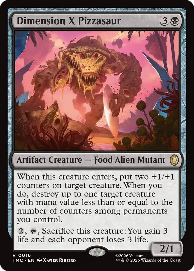 Dimension X Pizzasaur [Teenage Mutant Ninja Turtles Commander] | Lots Moore NSW