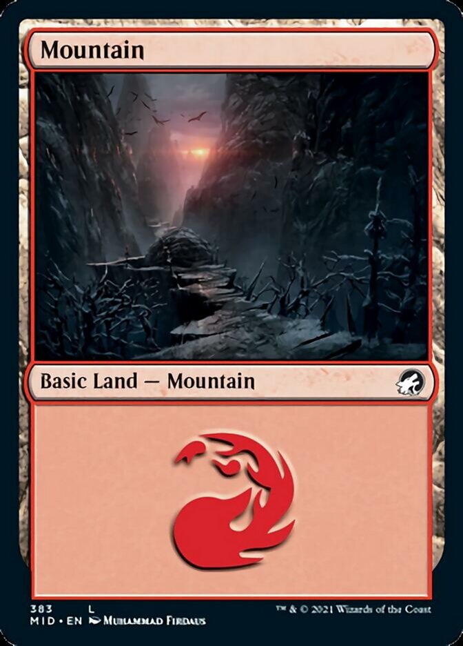 Mountain (383) [Innistrad: Midnight Hunt] | Lots Moore NSW
