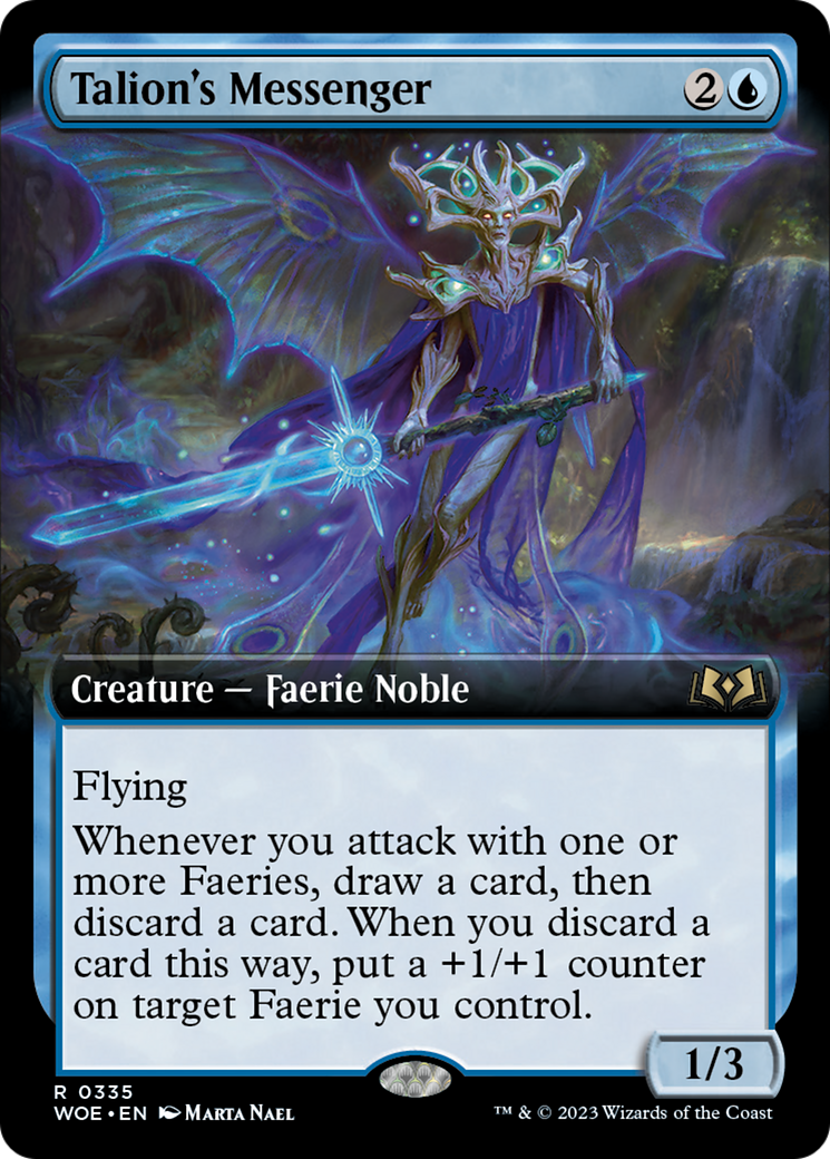Talion's Messenger (Extended Art) [Wilds of Eldraine] | Lots Moore NSW